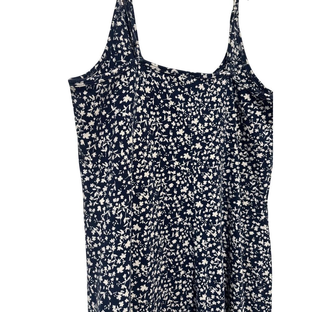 Old Navy XL Petite Blue Floral Sleeveless Mini Dress Women’s Stretch Casual - Picture 8 of 8